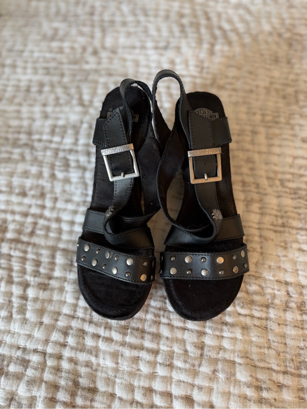 HARLEY-DAVIDSON Wedge Sandals